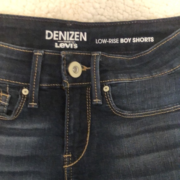 NWOT Levi’s Denizen low rise boy shorts Sz 0-24 - Picture 2 of 6